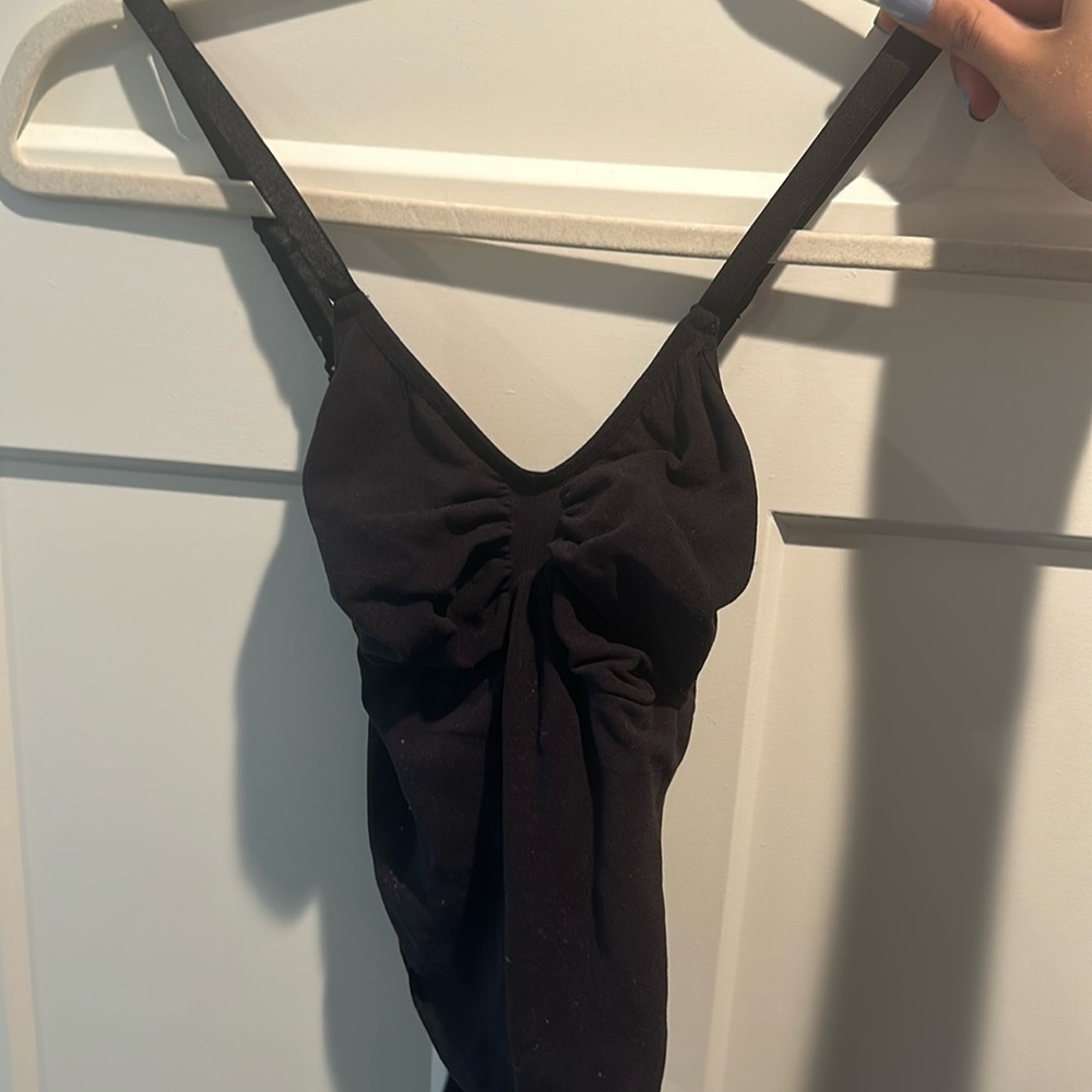 SKIMS Black Contour Bodysuit